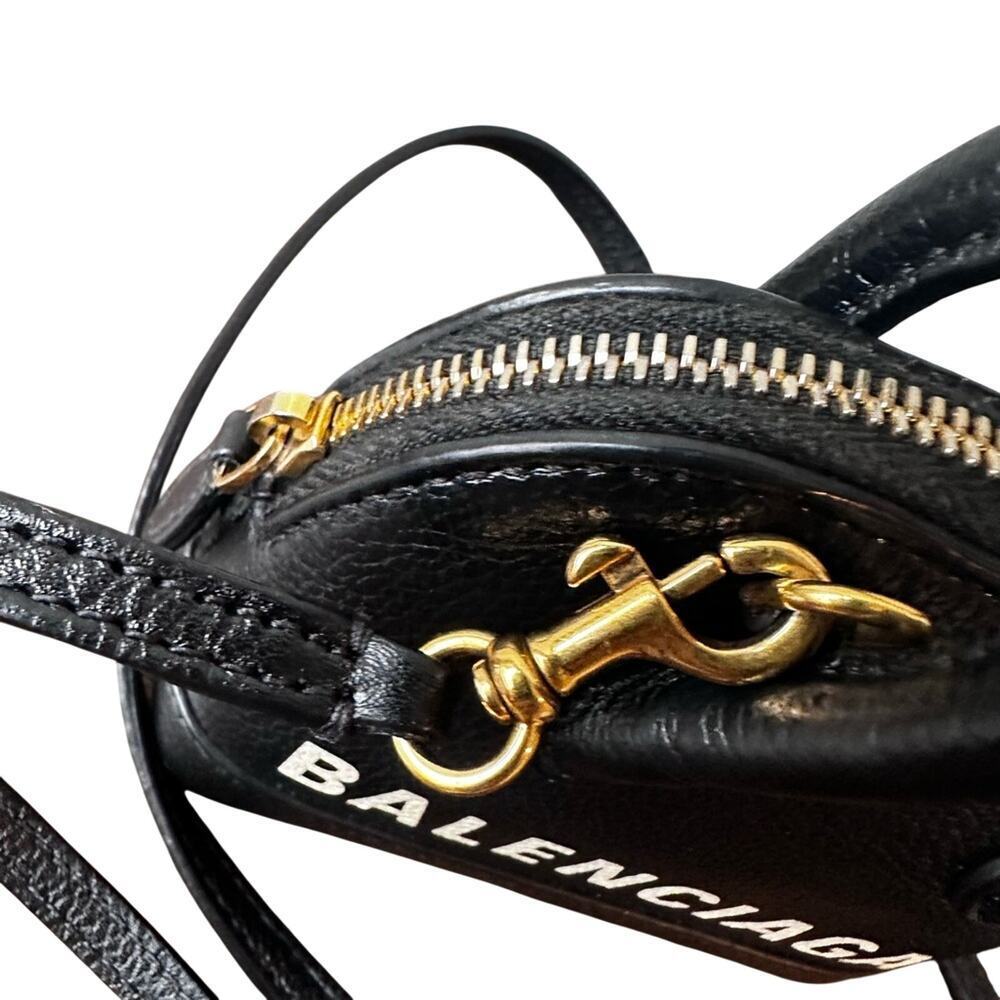 NWOT Balenciaga Black Ville Mini Bag with Gold Accents - Picture 4 of 13